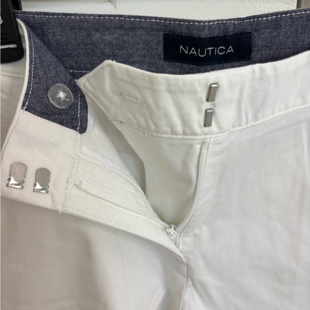 Nautica white Women's Sailor Button Shorts - Picture 6 of 7